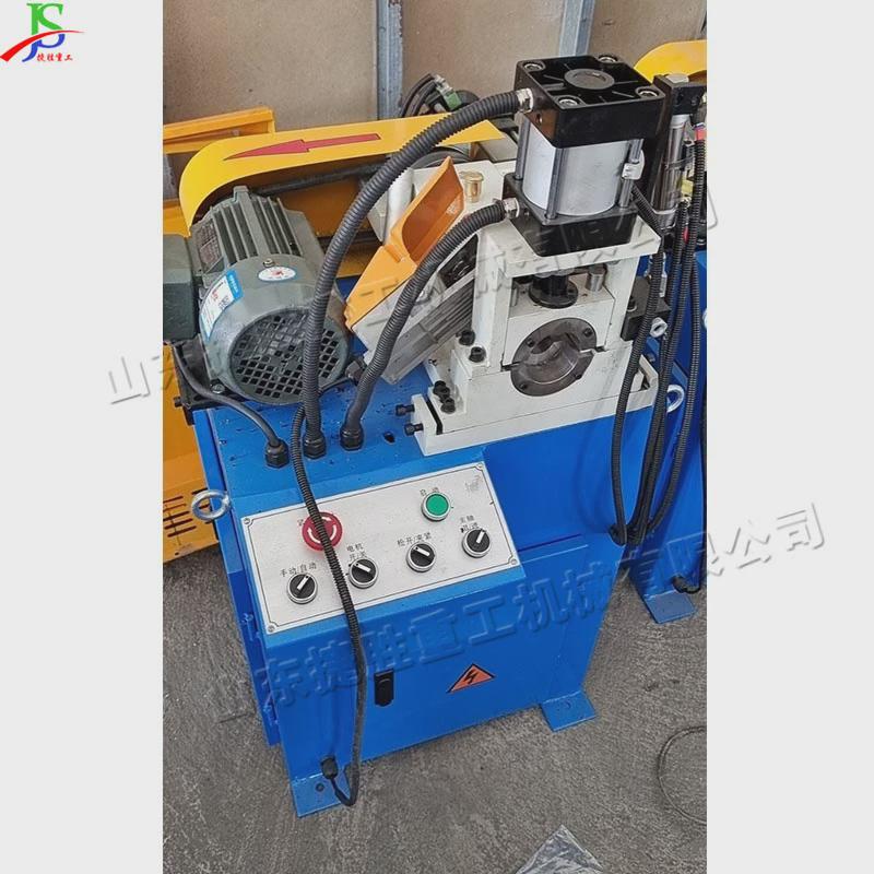 自动进料圆管端面圆棒倒角机内外切边机不锈钢管液压气动倒角机
