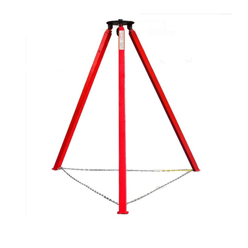 起重用可伸缩起重葫芦三脚架三脚铁架1-5吨可升高4米可移动吊架