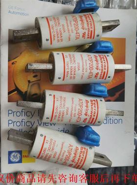 议价罗兰熔断器型号A7O0P200-4TA。。。4个。无包装新库