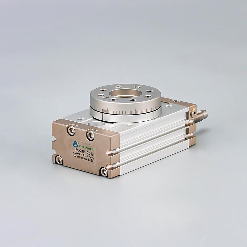 热销亚德客型hrq10a/20a/30a旋转摆台气缸90度180度齿杆式回转气