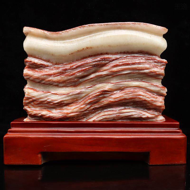 猪肉石天广西肉腊肉然石红烧肉柳州摆件五花肉24*19*6cm4400g