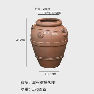 罐子花盆透气陶大号室外庭院装饰摆件园艺杂货阳光房布置香松盆