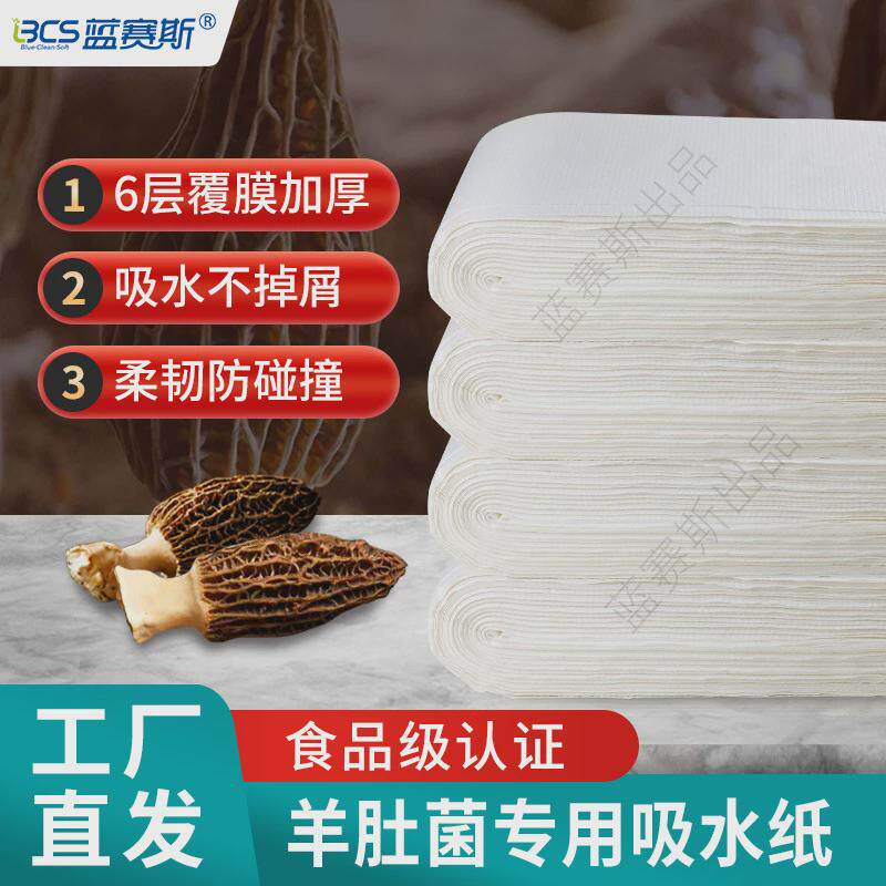 羊肚菌包装吸水纸生鲜水果保鲜水果菌垫纸内衬蘑菇松茸捞加厚吸潮