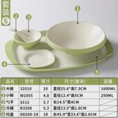 密胺餐具盘子商用配菜学校食堂碗餐盘打饭套餐自助快餐饭店盘托盘