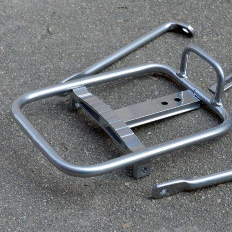 热销14寸铝合金前货架K3前衣架412货架后衣架风行折叠车V刹后货架