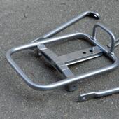 热销14寸铝合金前货架K3前衣架412货架后衣架风行折叠车V刹后货架