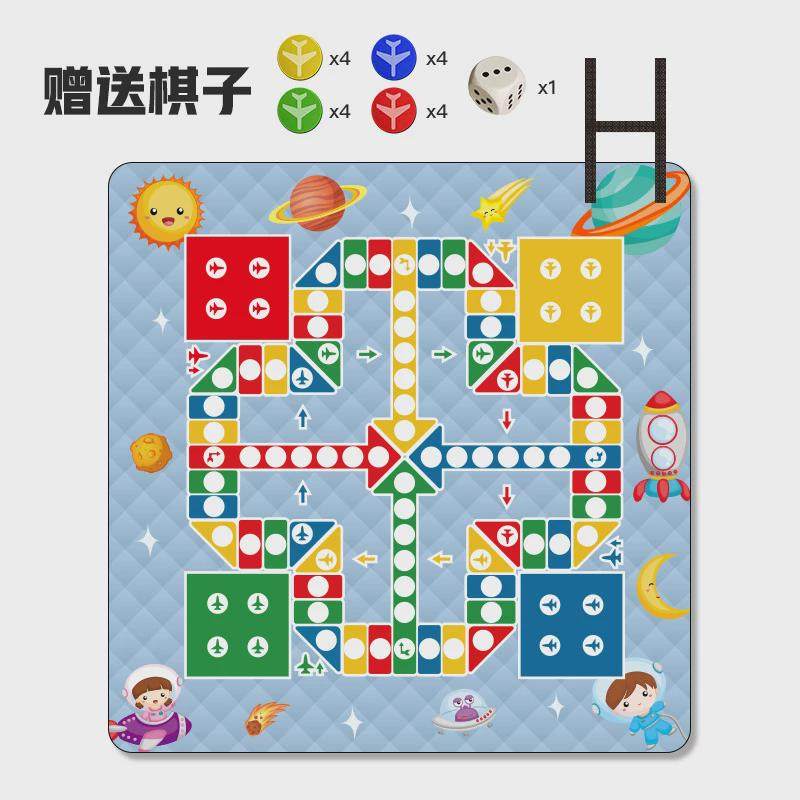 牛津布野餐垫便携露营隔脏地垫户外野营帐篷草坪飞行棋野餐垫