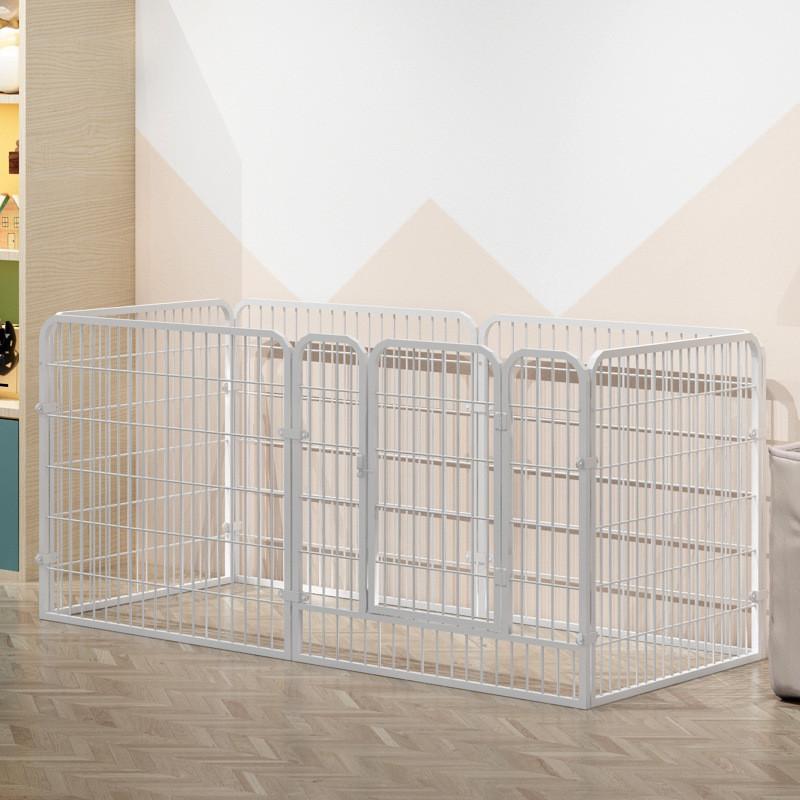 家用室内宠物卡扣围栏狗狗小中大型犬方管铁质隔离栏栅栏厂家批发