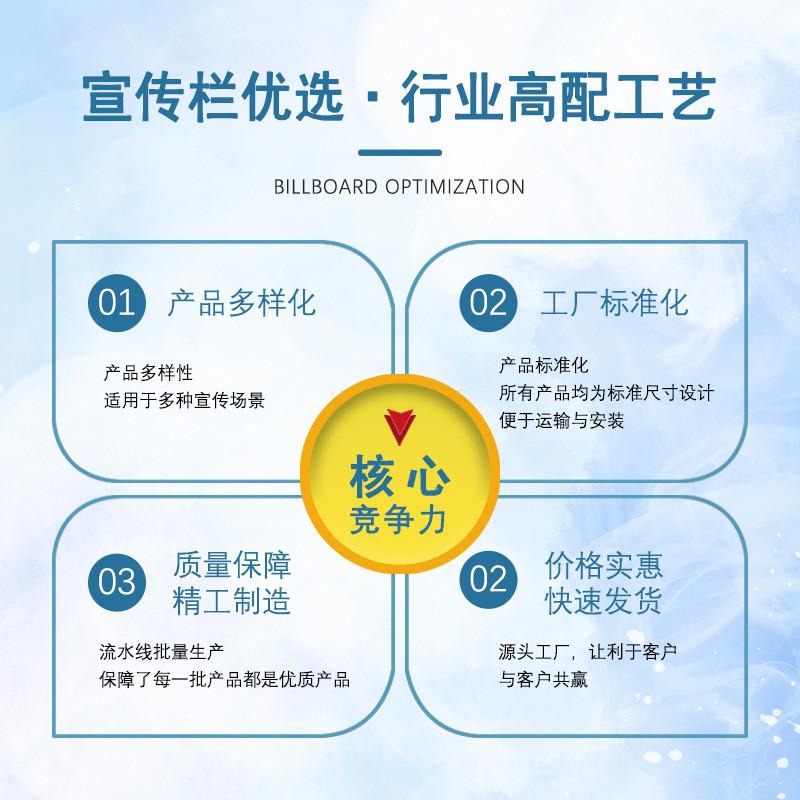 宣传栏标识牌广告牌医院商业户外公园指示牌户外宣传牌户外导视牌