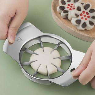 桃花酥模具切模分割器枣花酥做中式点心工具304不锈钢枣泥五分切