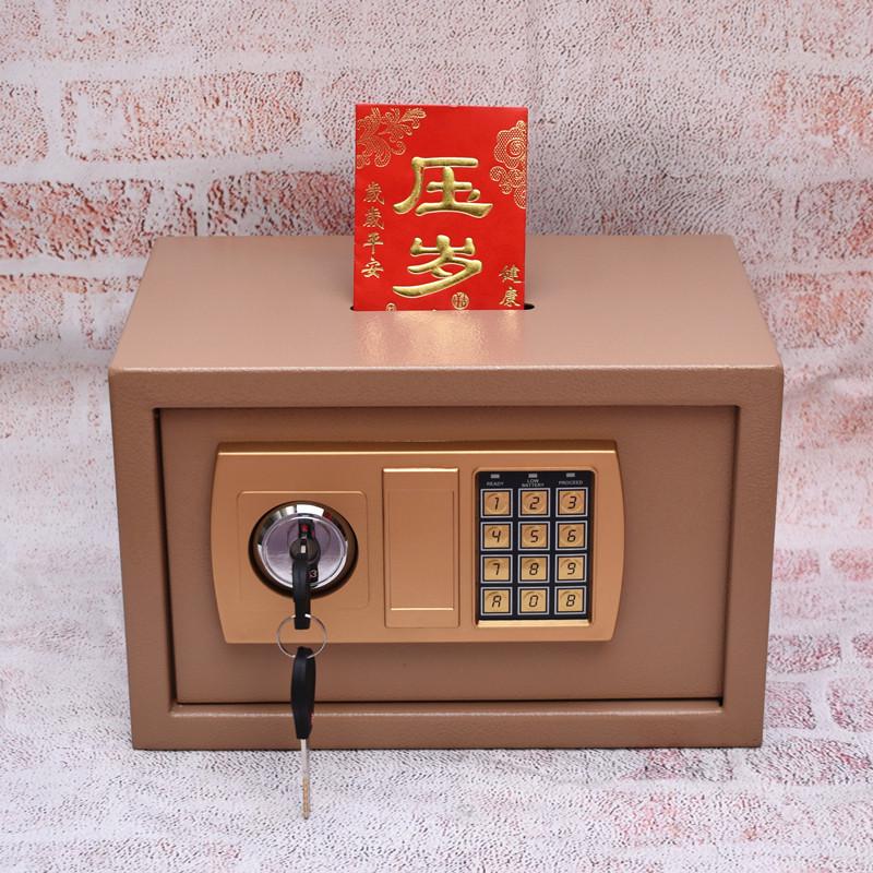 热销9wor大人儿童密码带锁存钱罐家用存储蓄罐存钱箱可保险箱可取