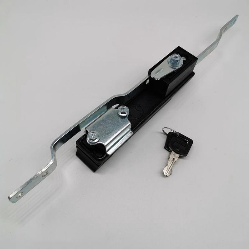 ms832-2柜门锁连杆锁，工业电黑色，通讯网络机箱门锁