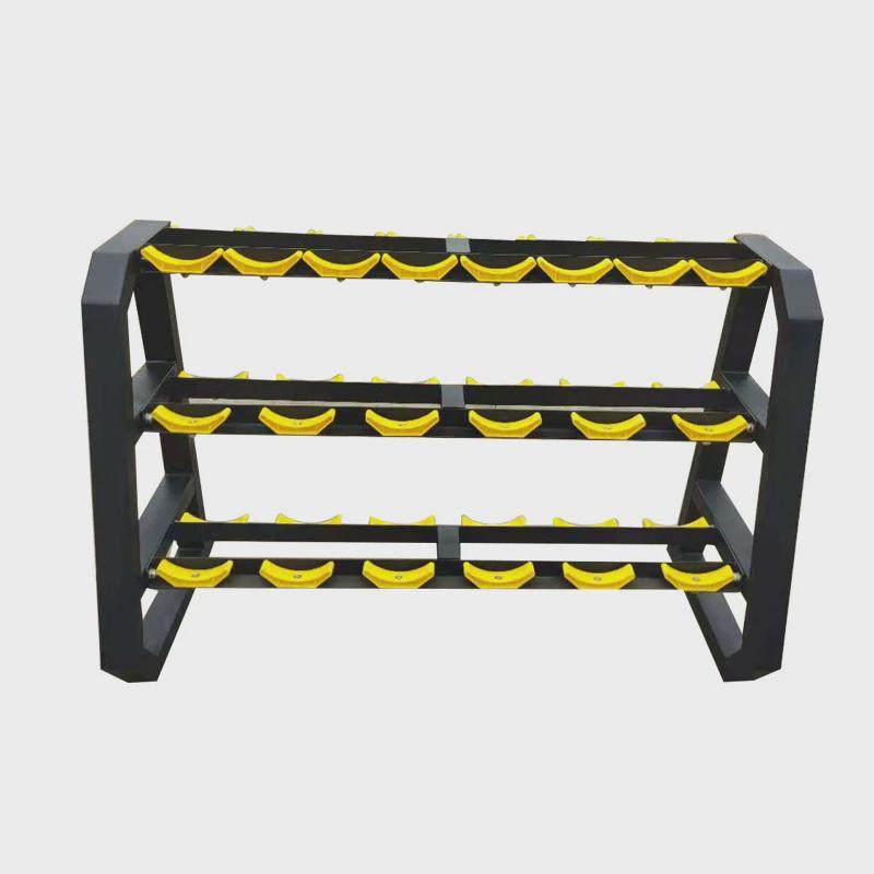 室内家用健身器械10副架子三层健身器材架健身房商用哑铃