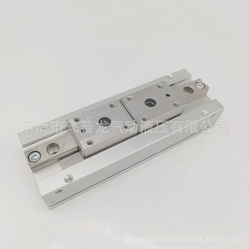 国产搞精度hdf立可型hdf气缸系列导轨型平行夹气缸气-16-64