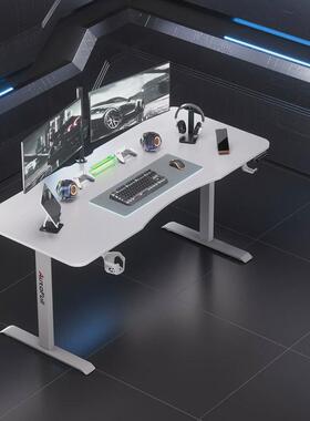 傲风a4单桌【毫米级升降实木进口芯】升降电竞桌电脑桌afa403