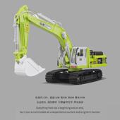 大号合金吊车玩具儿童工程车套装 起重机吊机卡车挖掘机搅拌车男孩