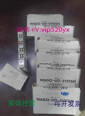 现货供应万可/WAGOI/O750-430。全新未用包装有破损。
