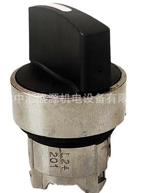 xb4短柄选择开关头zb4bd4选择开关2位复位22mm黑色选择开关头