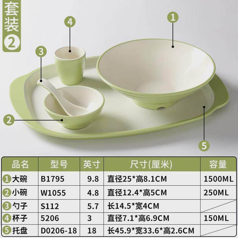 密胺餐具盘子商用饭店学校食堂饭餐盘打碗套餐自助快餐配菜盘托盘