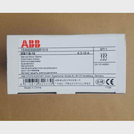 议价议价原装ABB电动机起动器 MS116-10 (6.3-10A)
