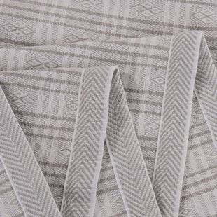 63n床上水洗双人透气凉席套件棱格款 提花 亚麻凉席三件套单双中式