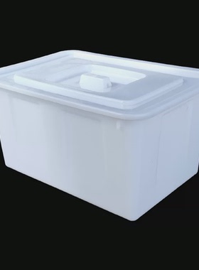 86m0加厚带盖子塑料水箱长方形水产养殖养鱼家用储水箱方桶卖鱼箱