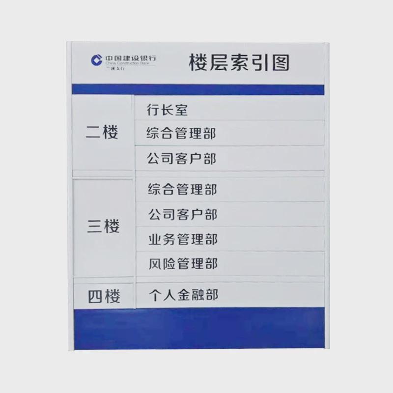 铝合金烤漆校园门牌安全出口标识牌制作科室牌设计楼层索引牌公司
