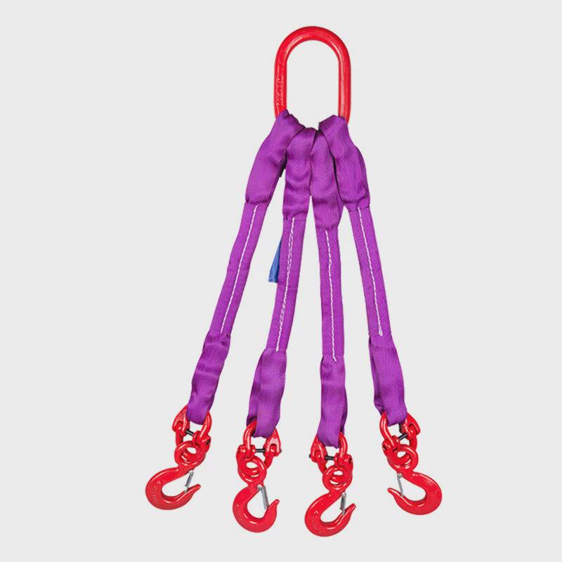 柔性吊装带起重索具吊索具2腿4腿5t吊装带组合吊绳