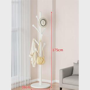 实木衣架立式简易客厅挂衣杆落地衣帽架卧室衣服网红玄关包包收纳