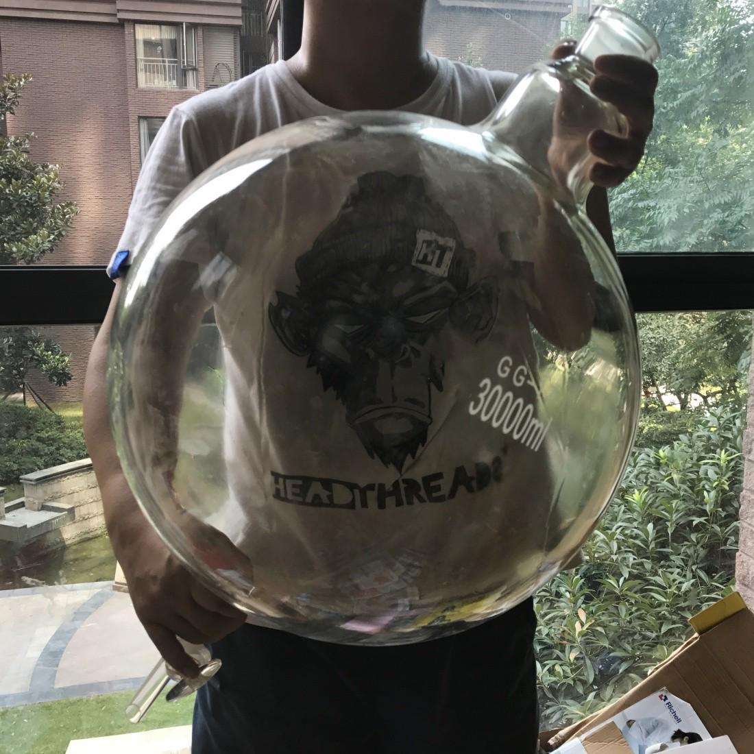 球形分液漏斗15L/20L/30L/50L球分5万ml厚料玻璃四氟50000m可定制