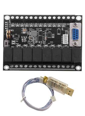 jling厂家直销fx1n-20mr带模拟量国产外壳plc工控板继电器12入8出