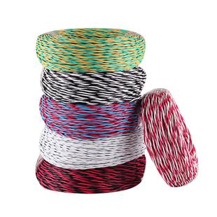 芯花线双绞线纯铜rvs2电线电缆*0.5/0.75/1.5/2.5平方软线灯头线