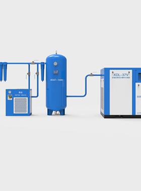 一体机螺杆式1-45立方螺杆式空气压缩机空压机7.5kw22kw37kw