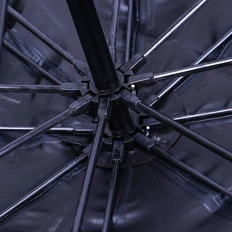 金威姜太公钓伞2.2米黑胶万向防雨遮阳户外伞双层遮阳伞钓鱼伞