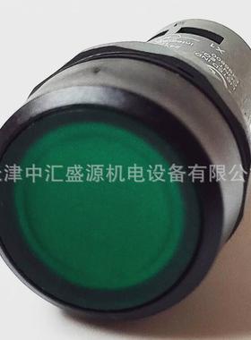 cp带灯塑料圈平头按钮cp1-11g-10绿色abb按钮开关22mm紧凑型按钮