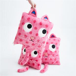 加厚可爱卡通加绒抱枕被两用靠垫枕头被午休空调被秋冬汽车沙发