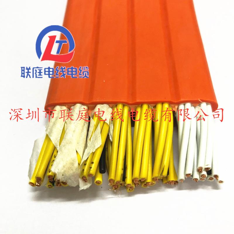 厂家供应起重机扁电缆电动葫芦扁电缆TVVB12芯2.5mm2