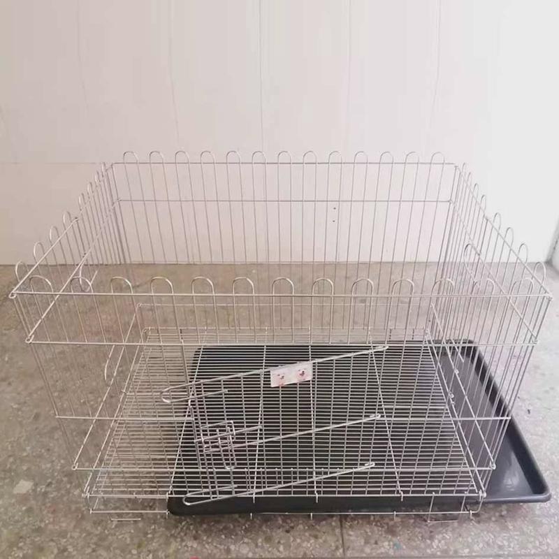 狗笼不锈钢猫狗不生锈狗狗围栏跑笼折叠式四片装宠物围栏展示笼