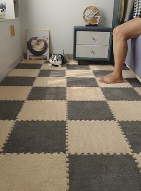 33n床边地毯卧室ins风泡沫学生宿舍寝室耐脏榻榻米垫拼接地垫爬行