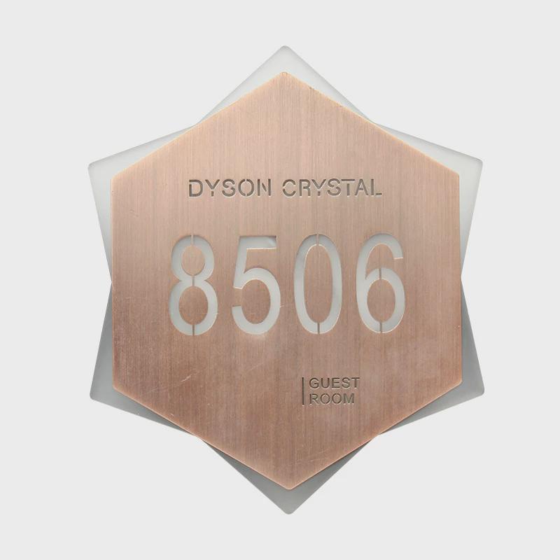 号数门牌号码牌家用房间led字贴办公室标识门贴单元牌酒店