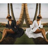 人棉拼蕾丝排罩衫 防晒沙滩长裙 沙滩扣子