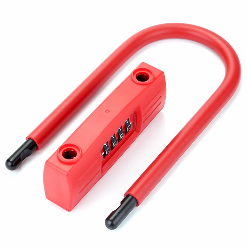 短梁玻璃门密码锁挂锁u型大门锁加长推拉门yf20708