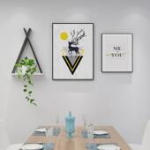 流行相框照片墙组合挂画 饰画小尺寸时尚 迷你餐厅小款 PS油画布装