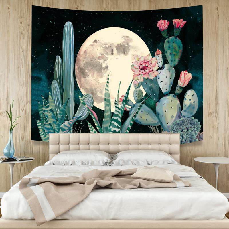 北欧ins房间改造背景布民族印度曼陀罗挂布mandala墙面装饰画挂毯