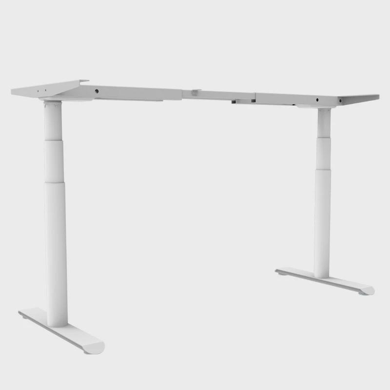 od59批发df01t桌腿架双电机三节椭圆电动升降桌办公可升降工作台