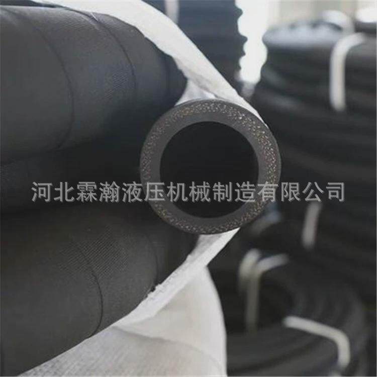 橡胶管夹布耐磨输水胶管喷砂喷浆橡胶软管低压胶管黑皮管夹布胶管