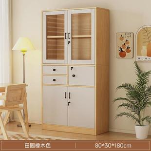 书柜带柜门子储物柜防尘置物柜家用靠墙收纳展示柜文件柜多层书架