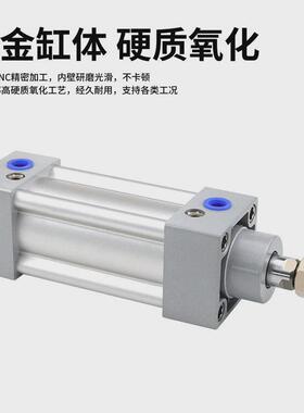 si/sai双轴气缸亚德客型si32/40/50/63/80/100/125带磁标准可调