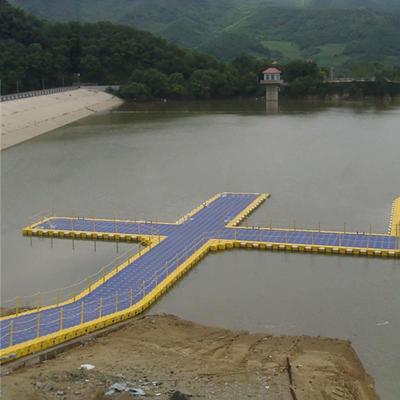 水上浮筒浮箱钓鱼平台游艇龙舟码头摩托艇泊位塑料浮桶
