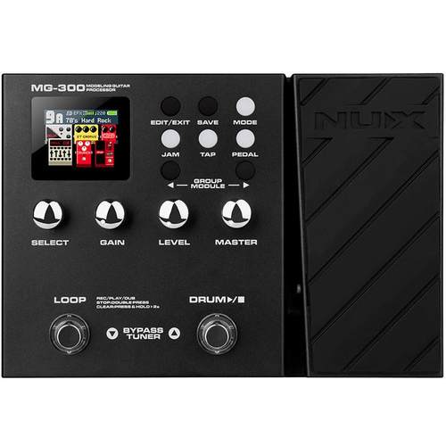 纽电吉他效果器nux克斯mg-100/300综合失真合成单块鼓机loop循环